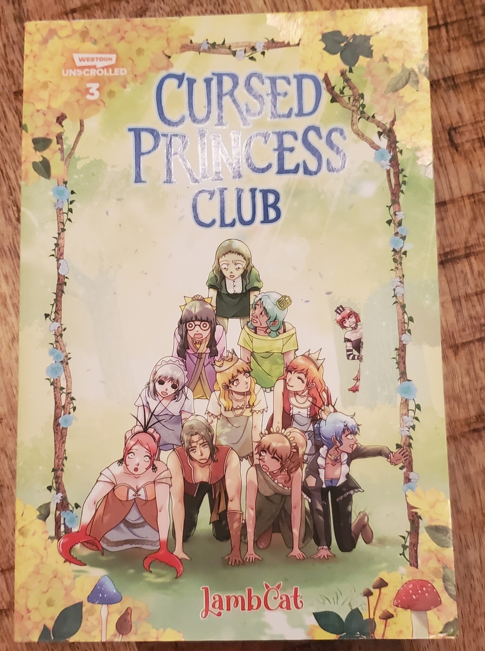 Cursed Princess Club Volume 3 by Lamb Cat — Green & Yellow Cover
